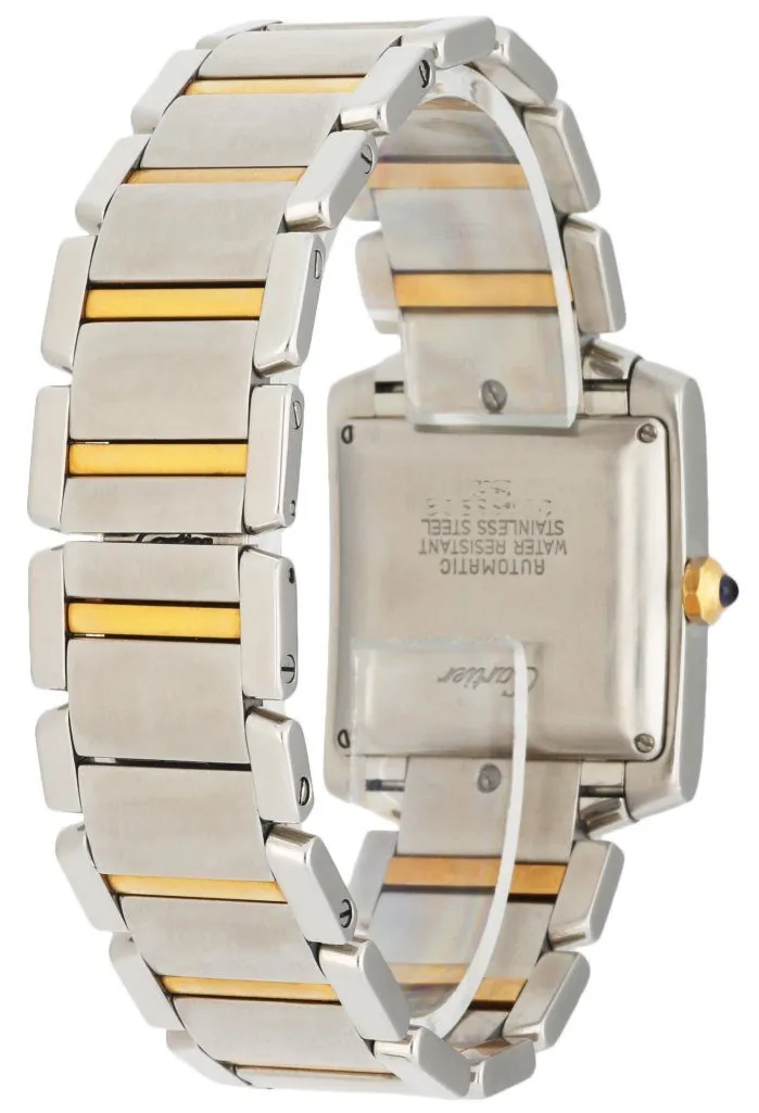 Cartier Tank Francaise 2302 / W51005Q4 Two Tone Automatic Box & Papers