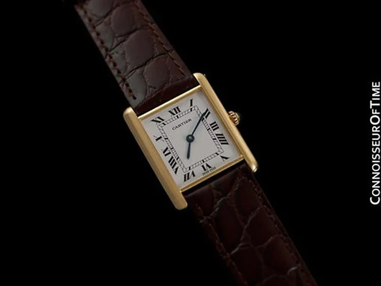 Cartier Tank Louis Mens (Midsize) Watch - Solid 18K Gold