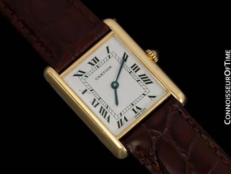 Cartier Tank Louis Mens (Midsize) Watch - Solid 18K Gold