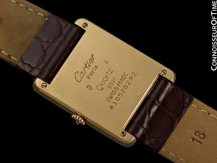 Cartier Tank Louis Mens (Midsize) Watch - Solid 18K Gold