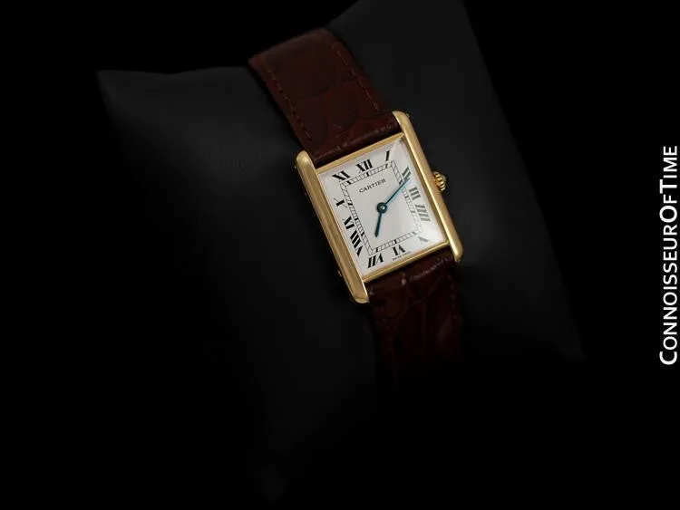 Cartier Tank Louis Mens (Midsize) Watch - Solid 18K Gold