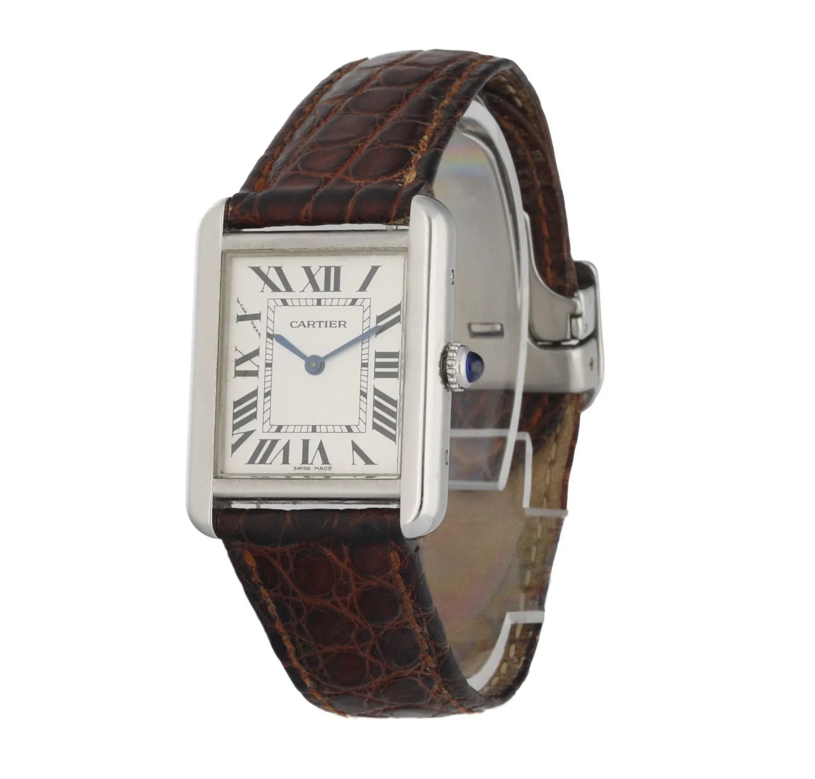 Cartier Tank Solo 2716 Stainless Steel Ladies Watch