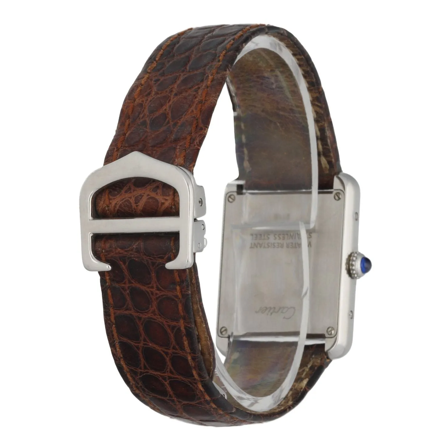 Cartier Tank Solo 2716 Stainless Steel Ladies Watch
