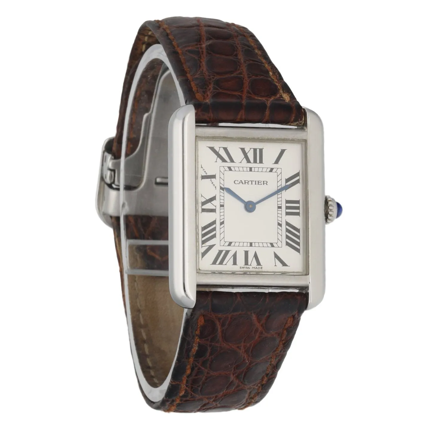 Cartier Tank Solo 2716 Stainless Steel Ladies Watch