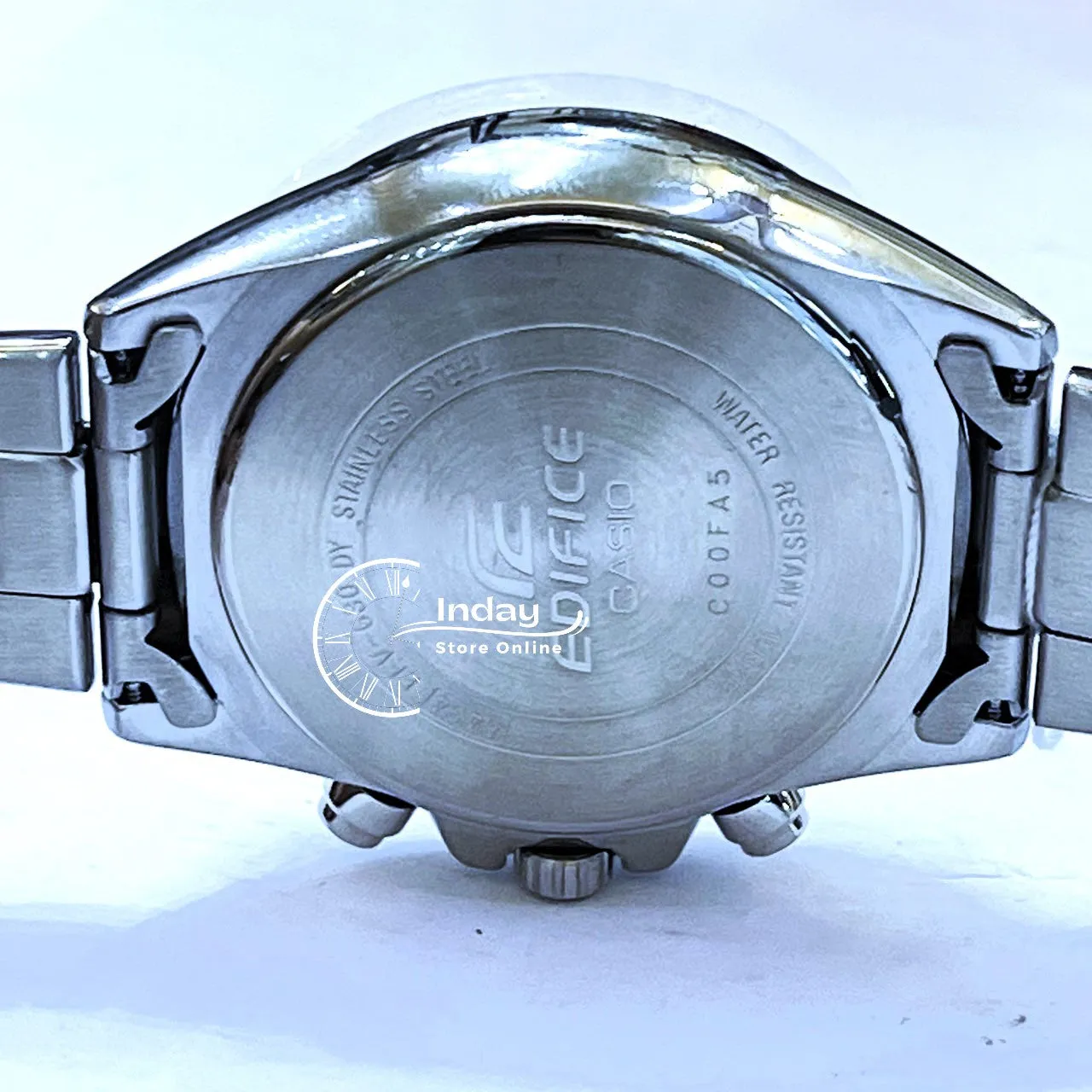 Casio Edifice Men's Watch EFV-150D-2A Analog Stainless Steel Band Mineral Glass