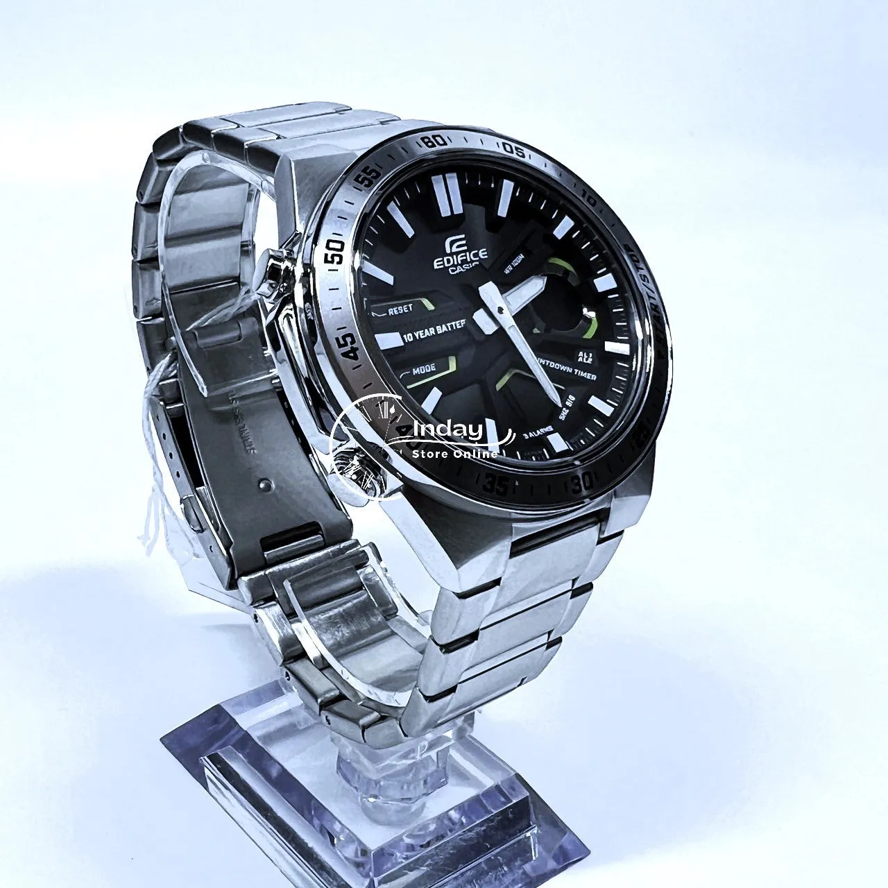 Casio Edifice  Men's Watch EFV-C110D-1A3 Analog-Digital Mineral Glass Battery Life: 10 years