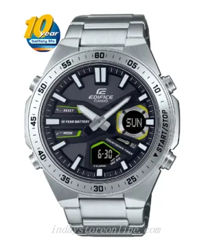 Casio Edifice  Men's Watch EFV-C110D-1A3 Analog-Digital Mineral Glass Battery Life: 10 years