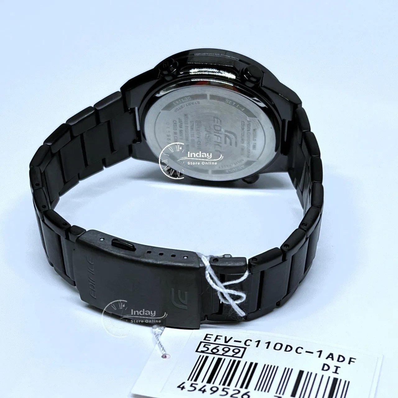 Casio Edifice Men's Watch EFV-C110DC-1A Analog-Digital Mineral Glass Battery Life: 10 years