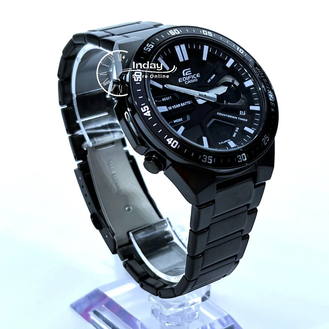 Casio Edifice Men's Watch EFV-C110DC-1A Analog-Digital Mineral Glass Battery Life: 10 years