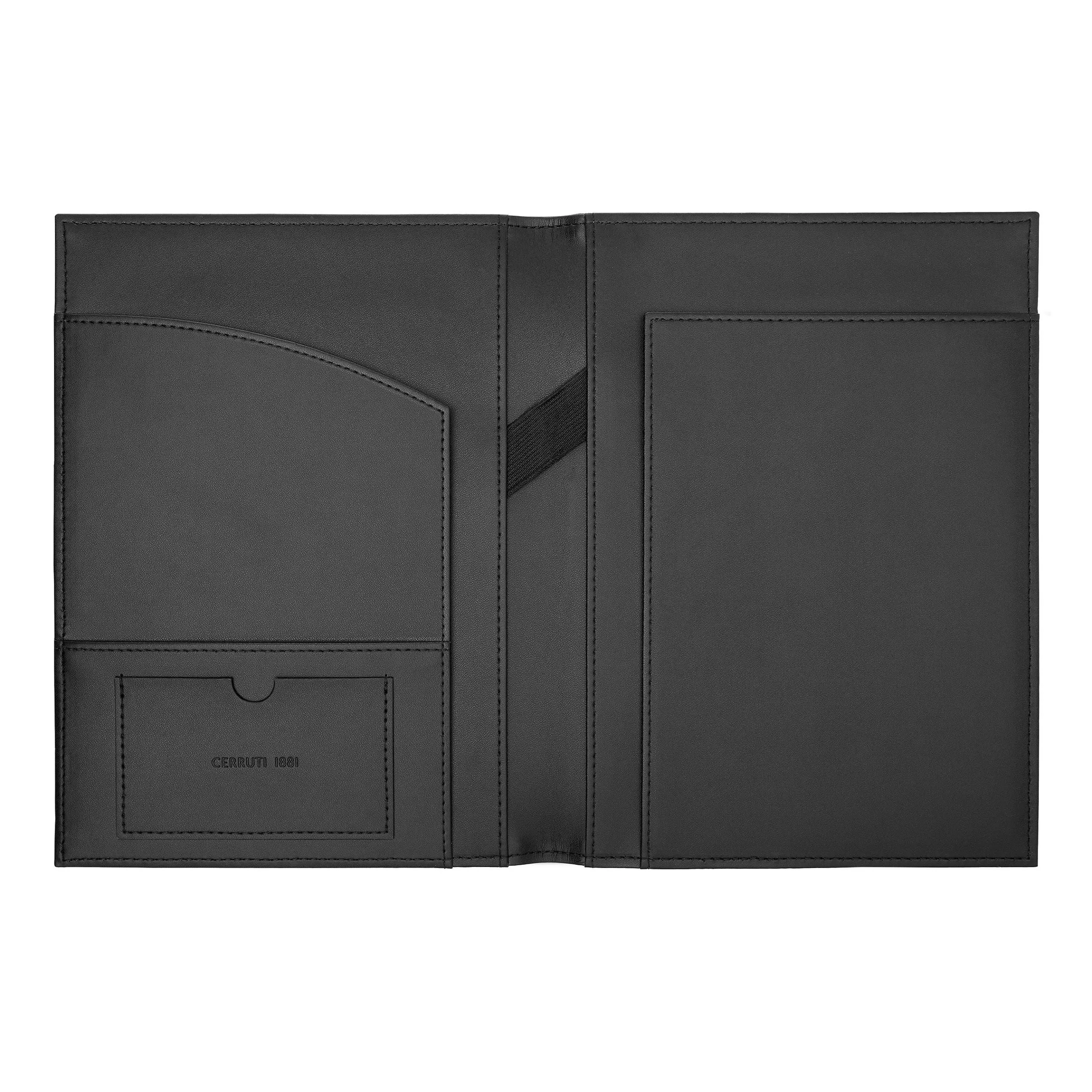 CERRUTI 1881 NDM406X - Folder A5 Delano Taupe & Black