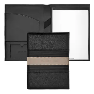 CERRUTI 1881 NDM406X - Folder A5 Delano Taupe & Black