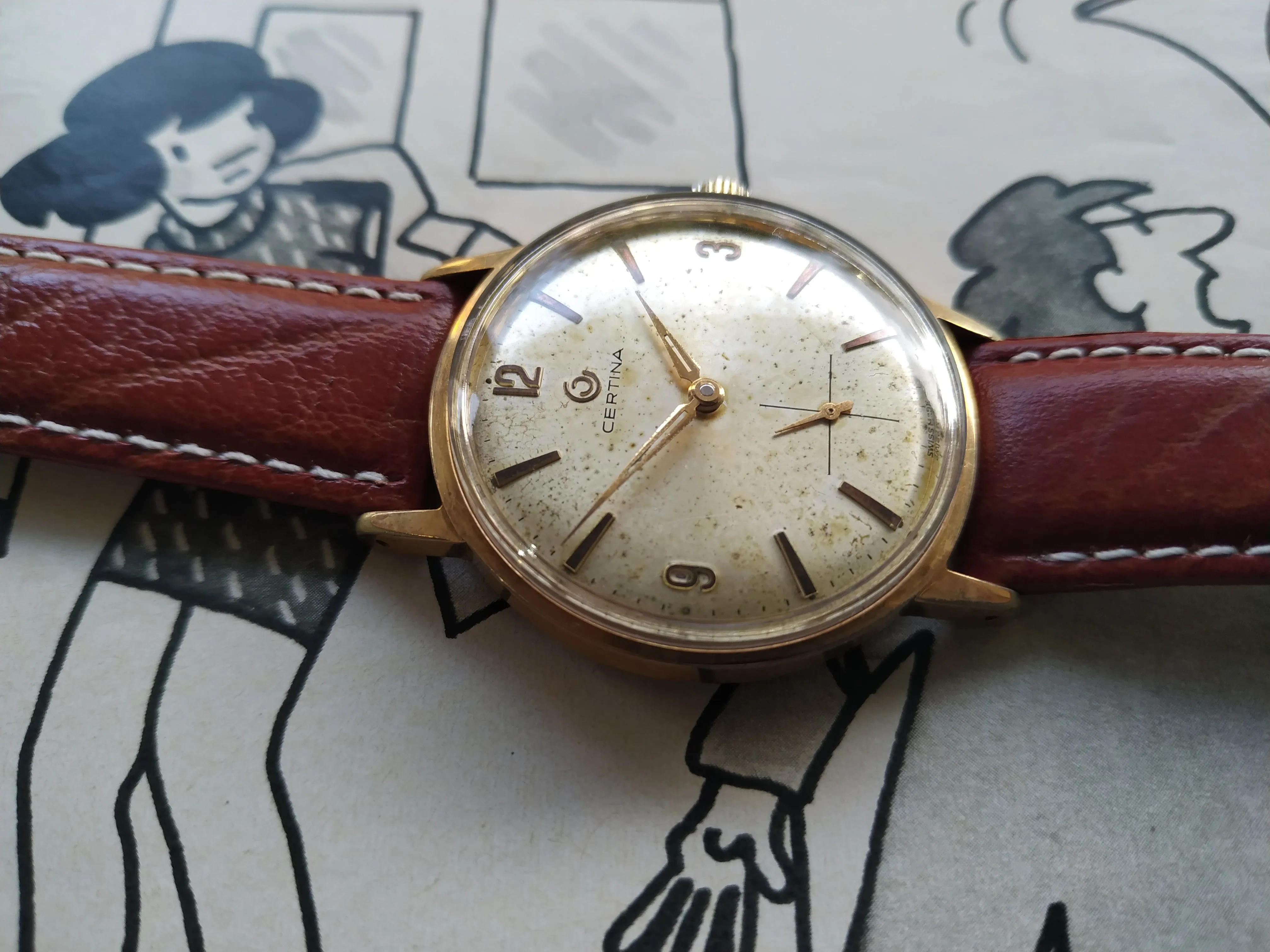 Certina Sub Second Vintage Wristwatch