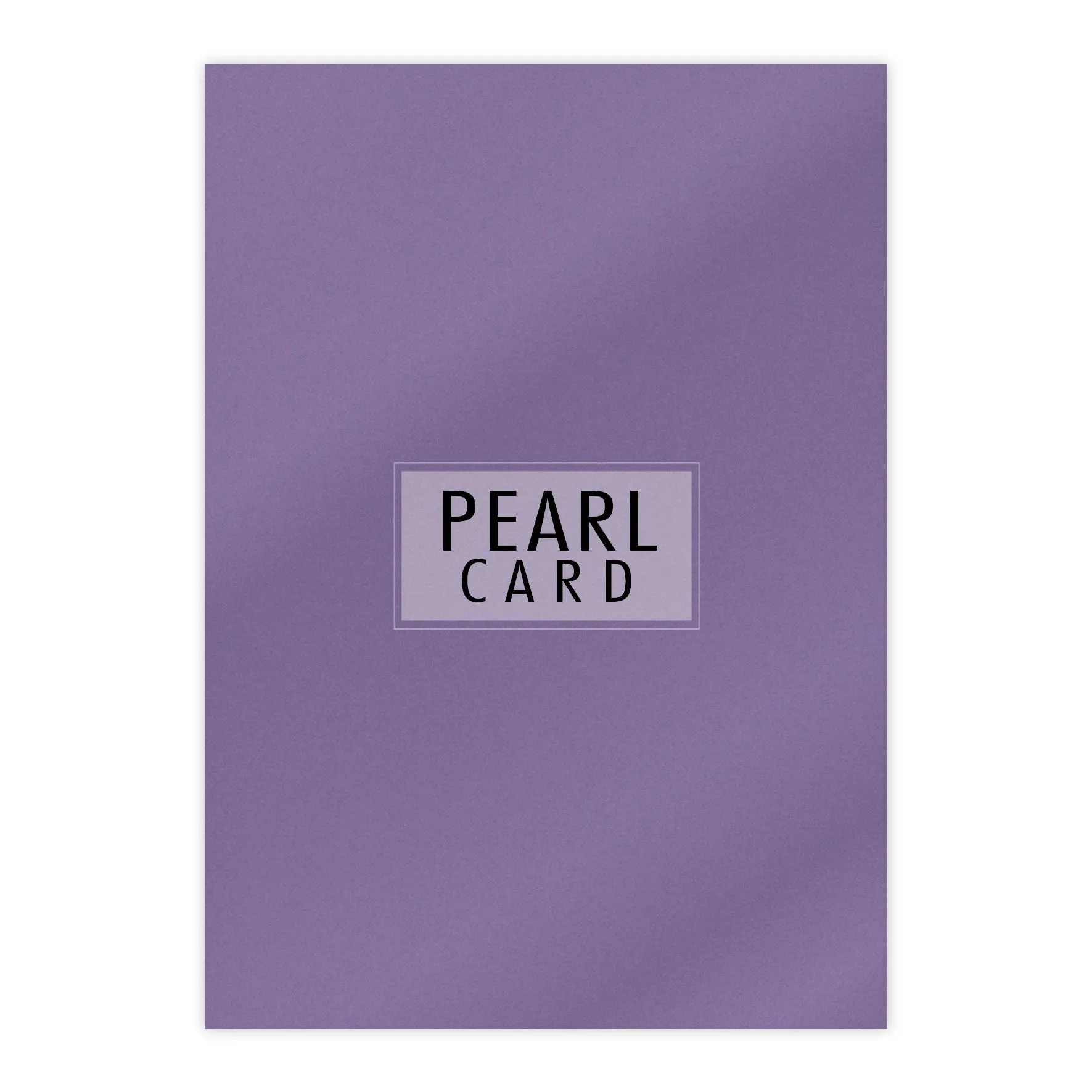 Chloes A4 Luxury Pearl Card 10 Sheets Amethyst