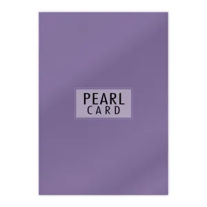 Chloes A4 Luxury Pearl Card 10 Sheets Amethyst