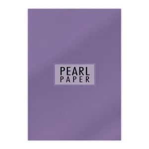 Chloes A4 Luxury Pearl Paper 10 Sheets Amethyst