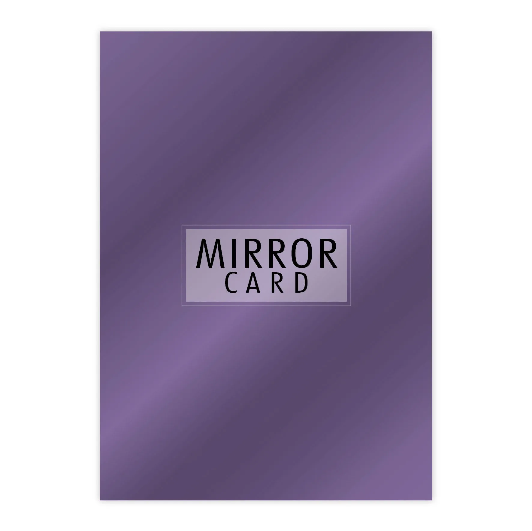 Chloes Creative Cards A4 Mirror Card - Amethyst