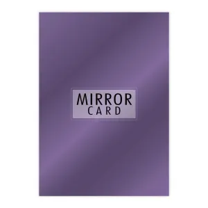 Chloes Creative Cards A4 Mirror Card - Amethyst
