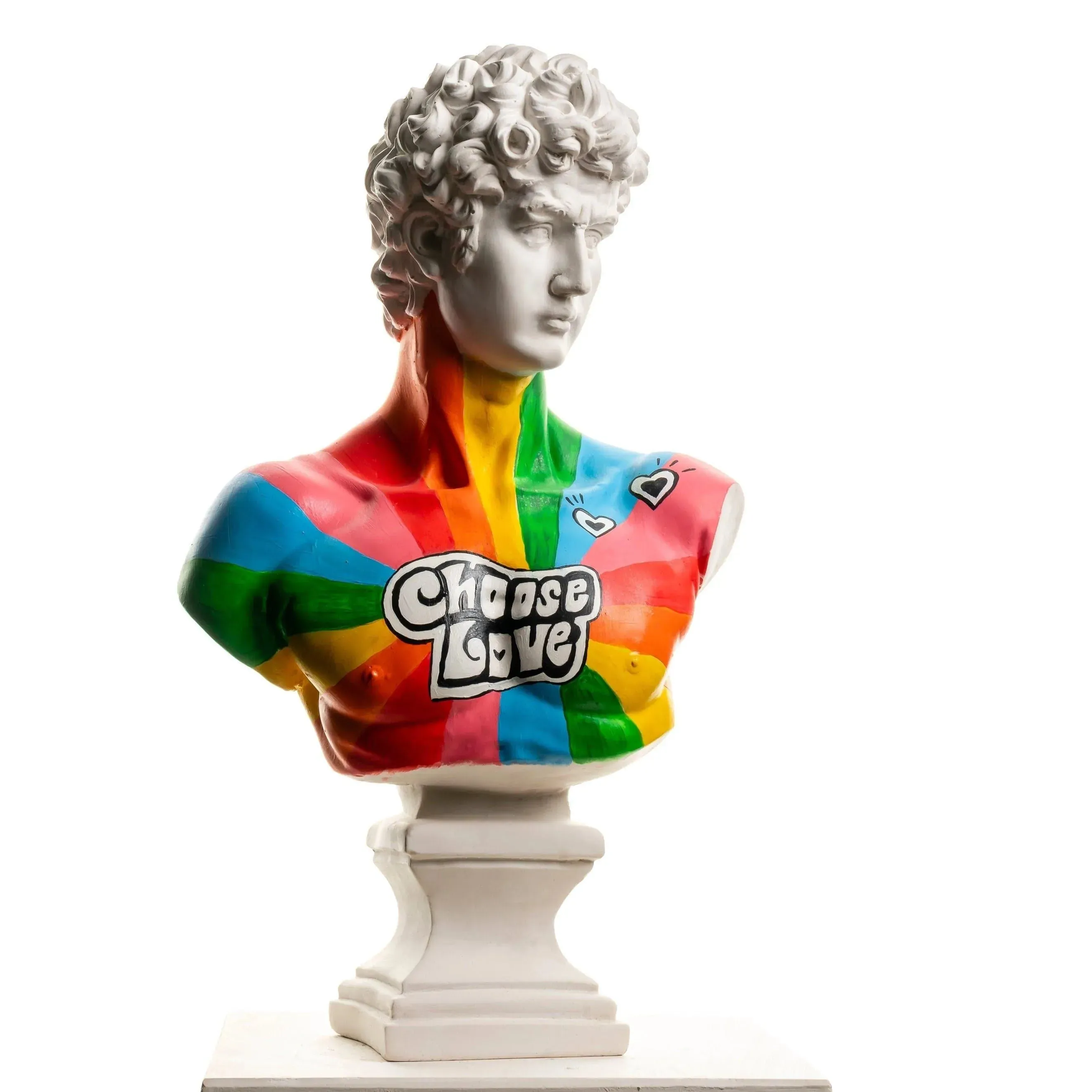 Choose Love David Roman Sculpture
