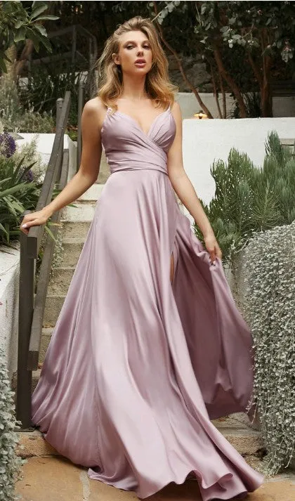 Cinderella Slit Dress V-Neck Dress