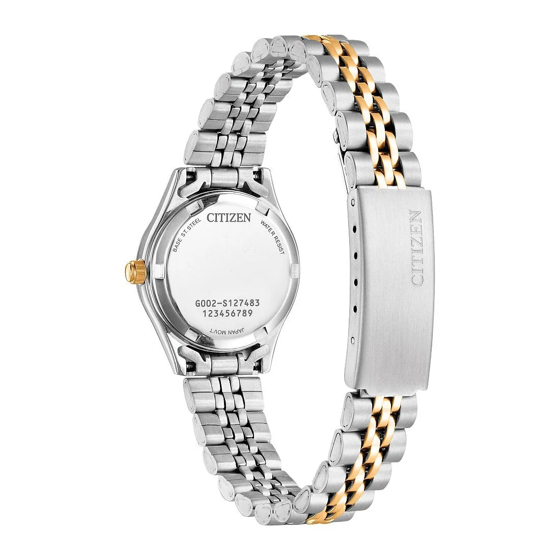 Citizen Quartz Ladies Two Tone Mother of Pearl Dial Watch