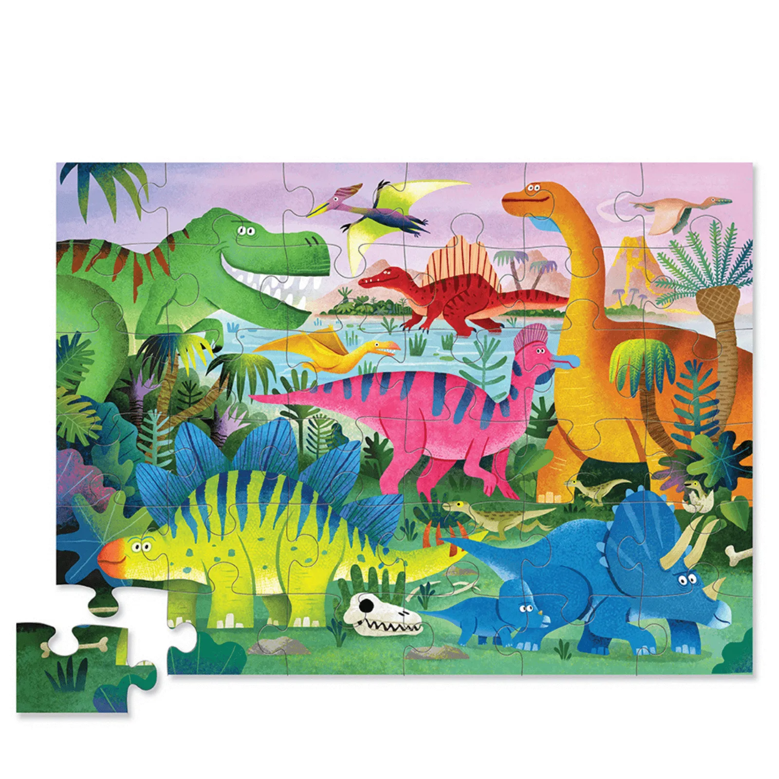 Classic Floor Puzzle - Dino Land - 3 