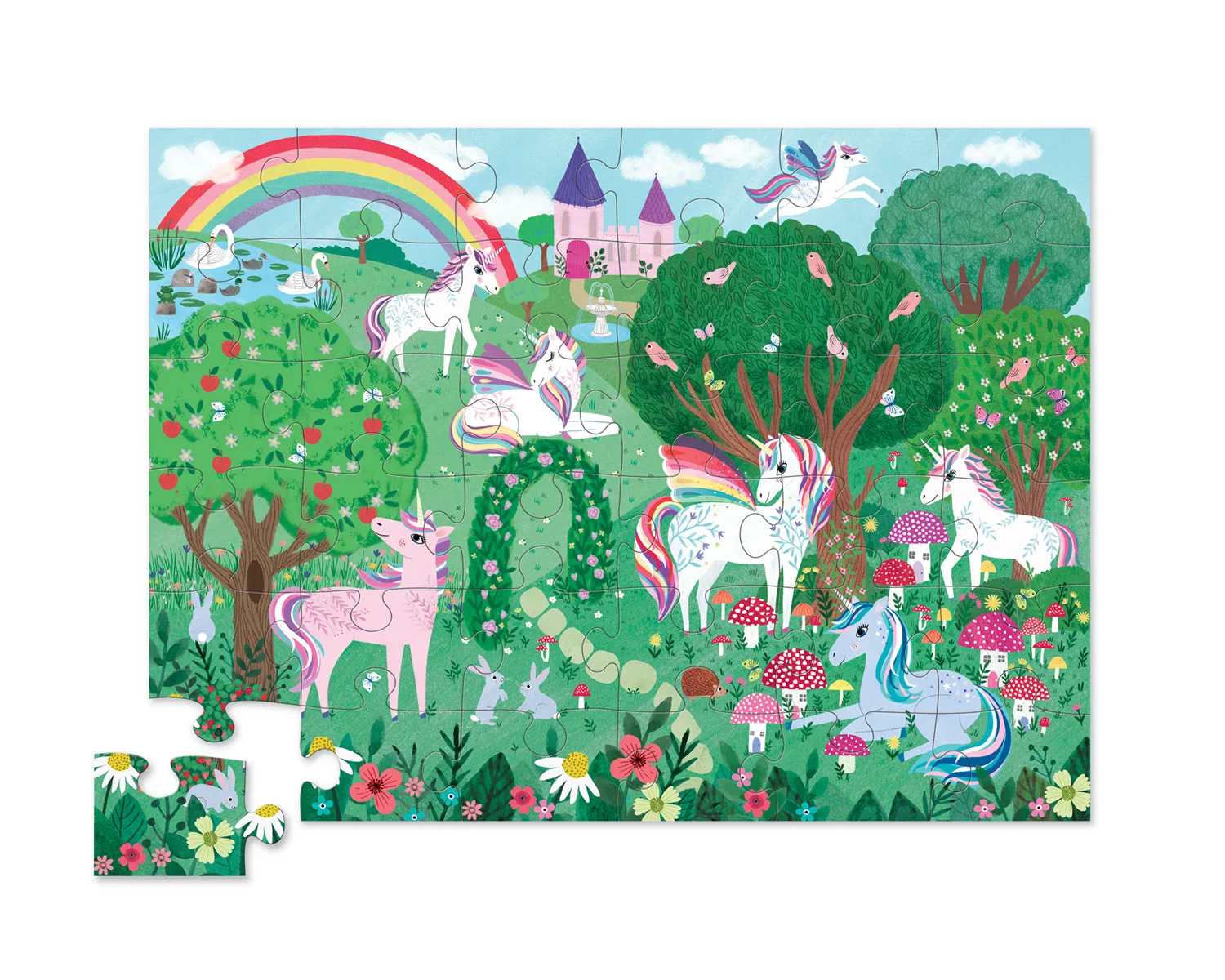 Classic Floor Puzzle - Unicorn Dreams - 36 pieces - 3 
