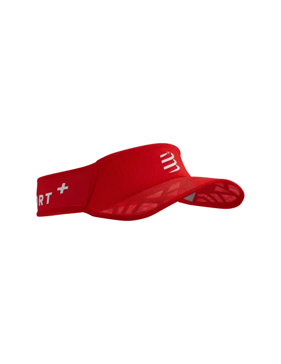 Compressport Spiderweb Ultralight Visor - Core Red/White