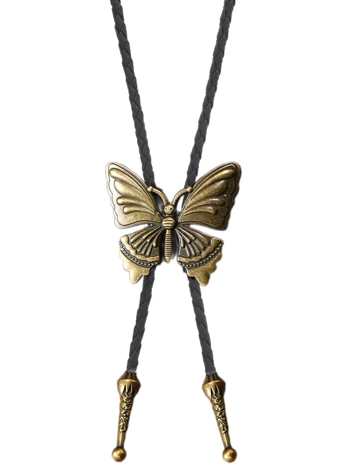 Cowgirl Fun Butterfly Bolo Necklace