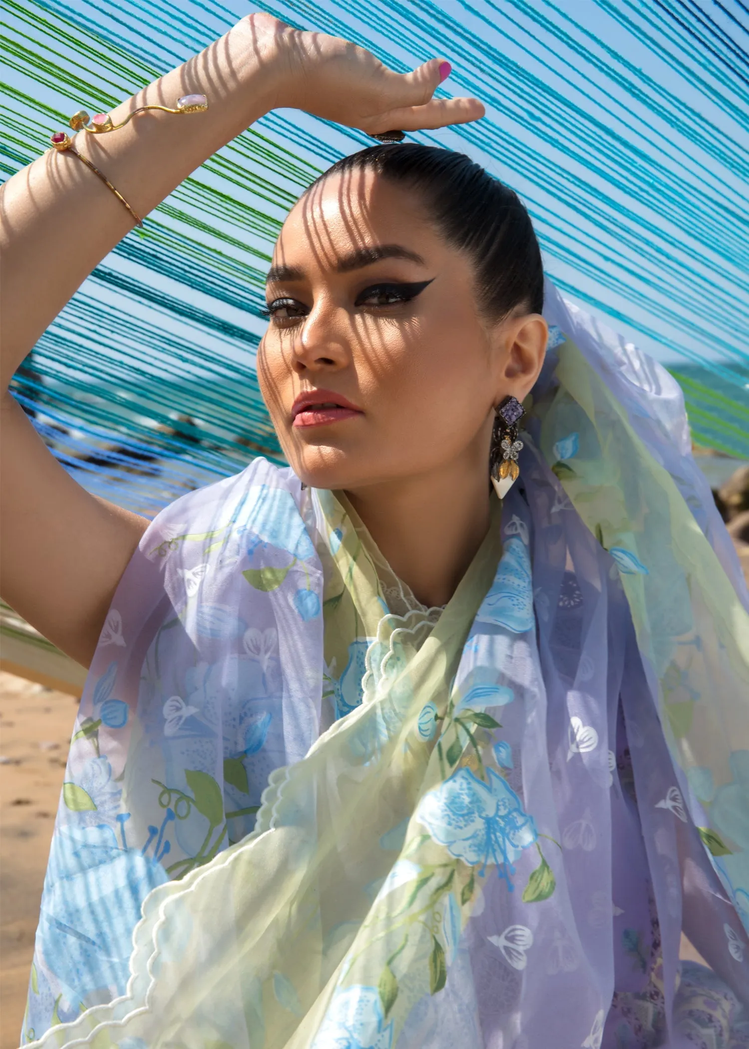 CRIMSON LAWN 2023 BY SAIRA SHAKIRA | An Ode to Cross Stitch