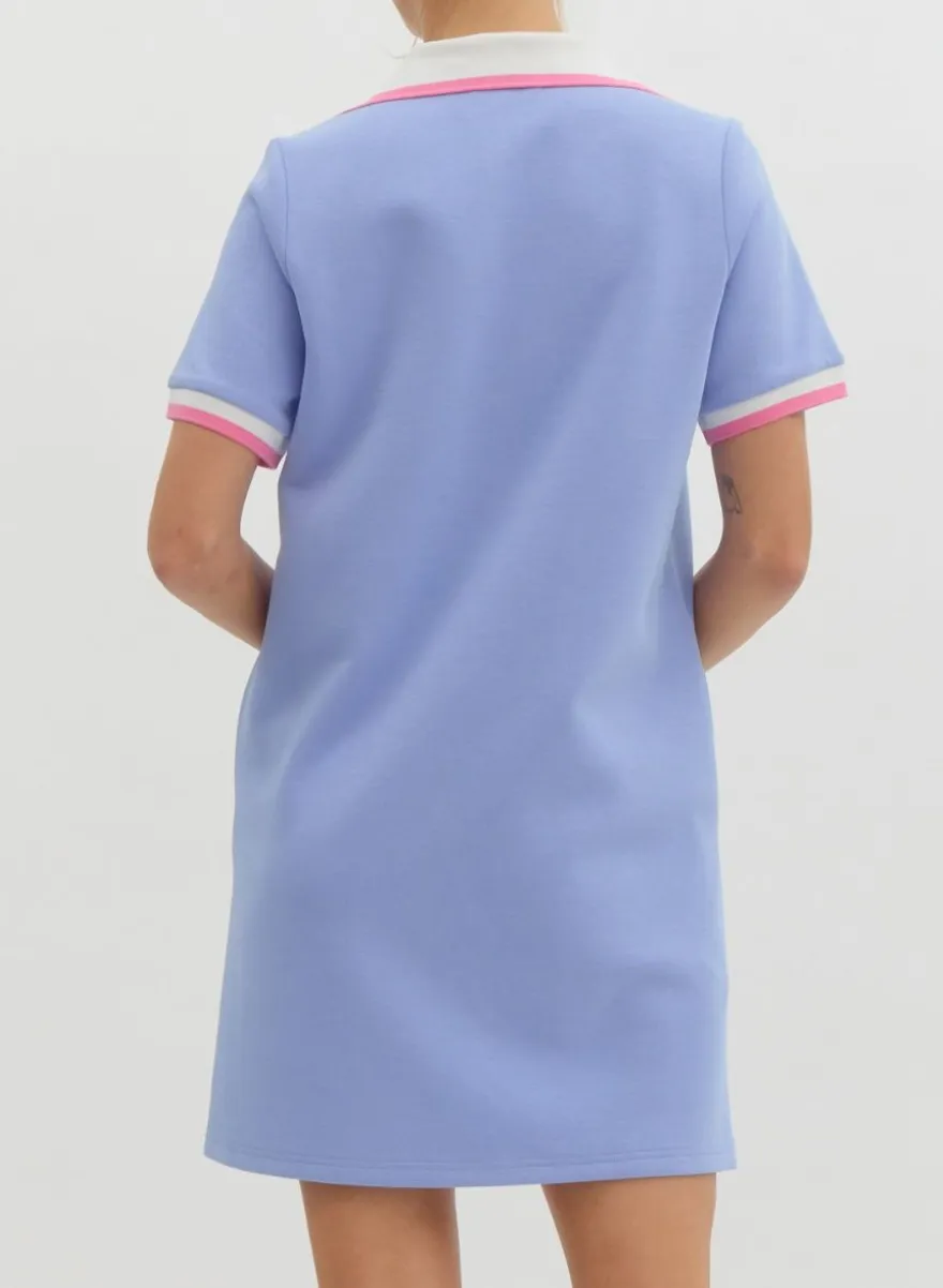 D25504 - Knit A-Line Dress