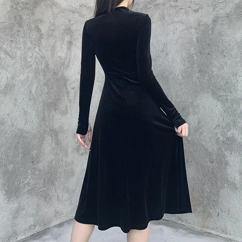 Dark Hollow Mesh Pentagram Dress SD00865