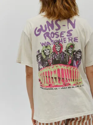DAYDREAMER Guns N' Roses Was Here Boyfriend Tee