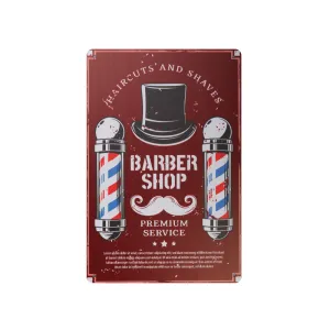 Decorative Plaque for Barber Shop B030 'Harcuts & Shaves'