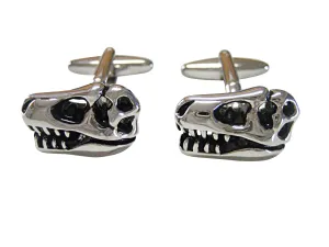 Dinosaur Skeleton Fossil Head Cufflinks