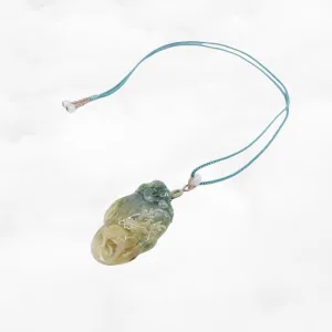 Divine Deer Jadeite Pendant Necklace