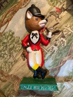 Door Stop Vintage Kurt Adler Talley Ho Ho Ho
