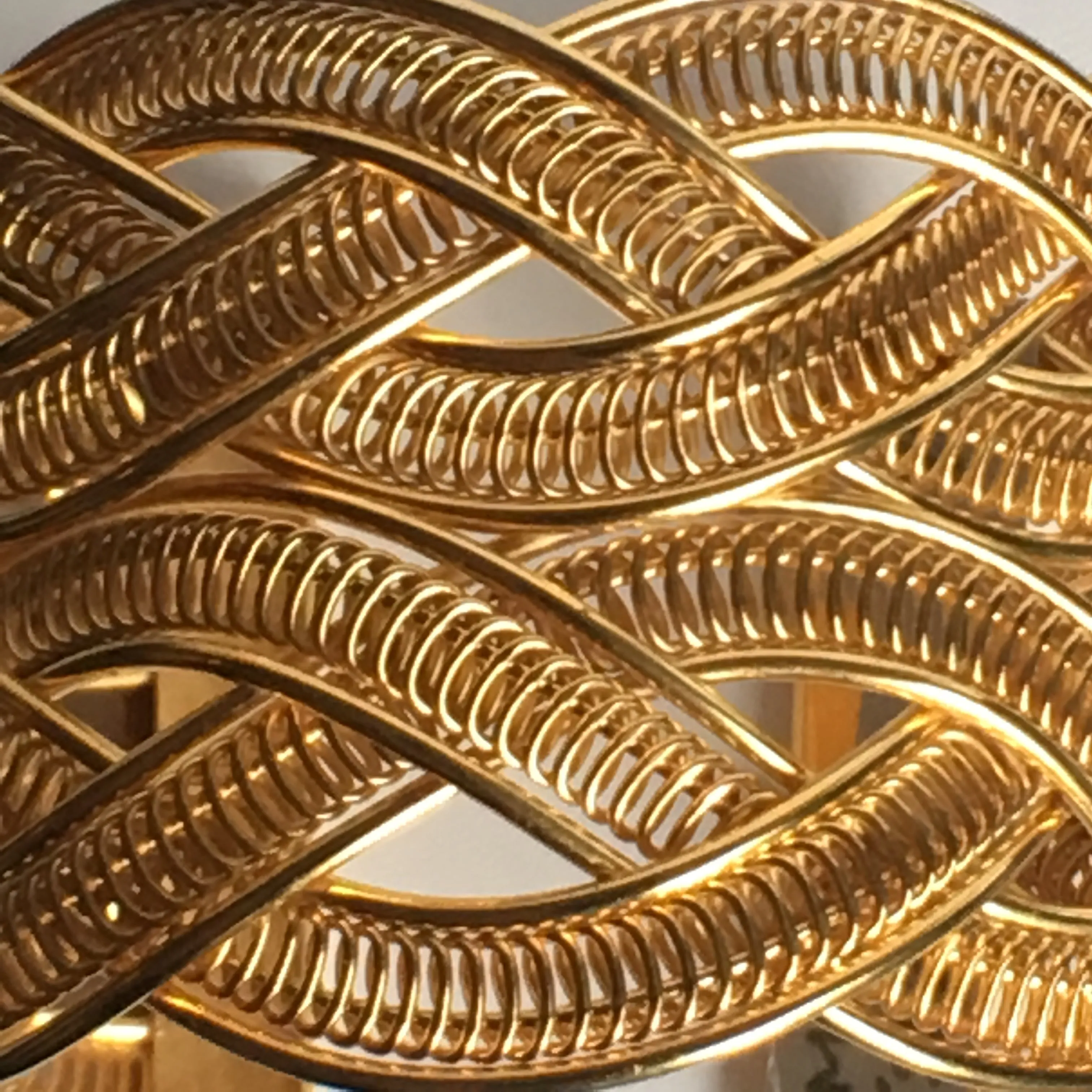 Double Row Braided Cuff Bracelet