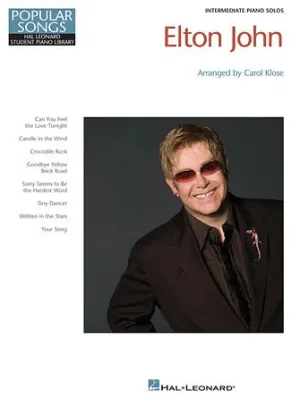 Elton John Popular Songs Intermediate Piano Solos