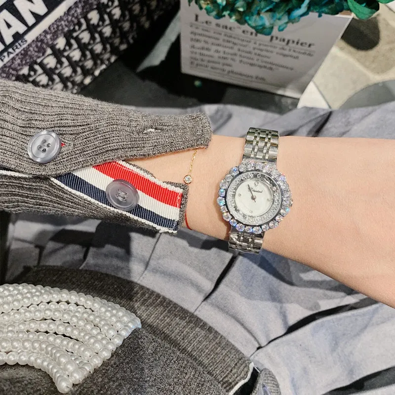 Fashion Inlaid Quicksand Dial Women's Watch