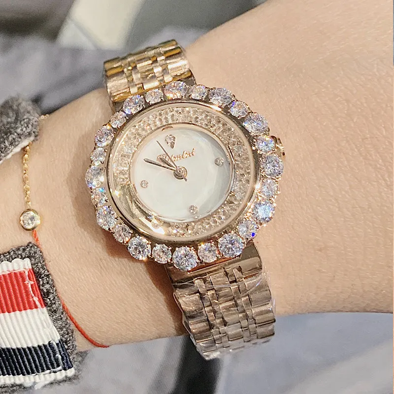 Fashion Inlaid Quicksand Dial Women's Watch