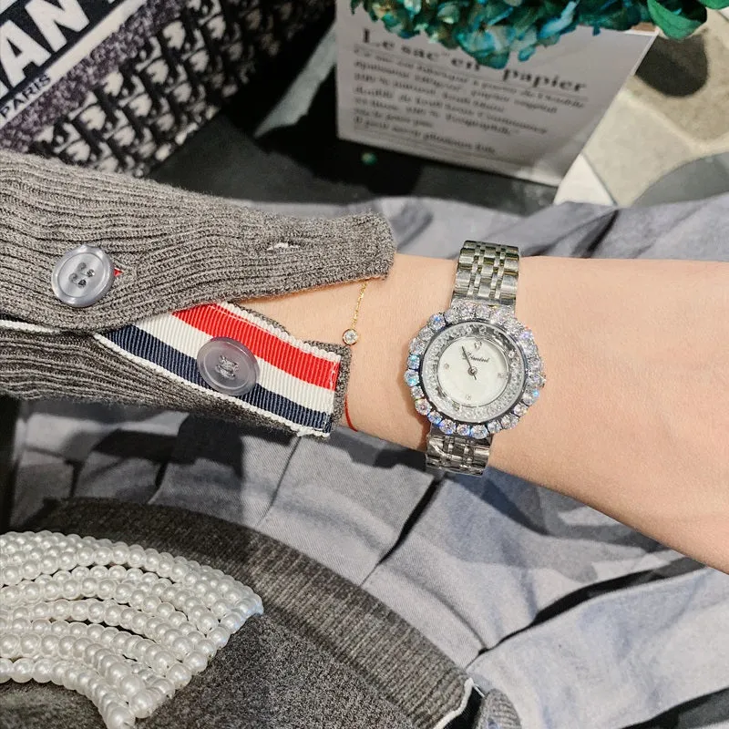 Fashion Inlaid Quicksand Dial Women's Watch