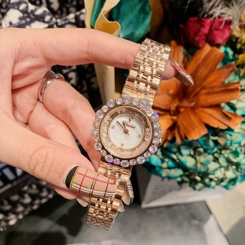 Fashion Inlaid Quicksand Dial Women's Watch