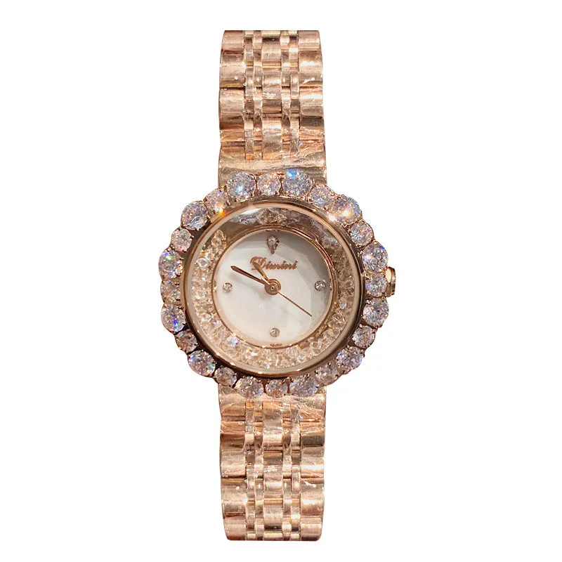 Fashion Inlaid Quicksand Dial Women's Watch