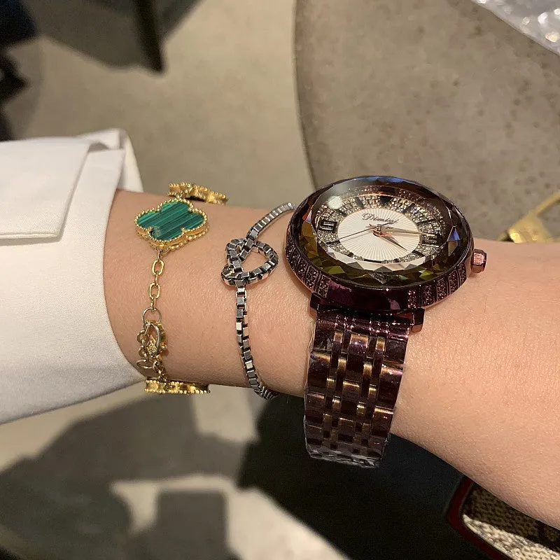 Fashion Stainless Steel Strap Women's Watch