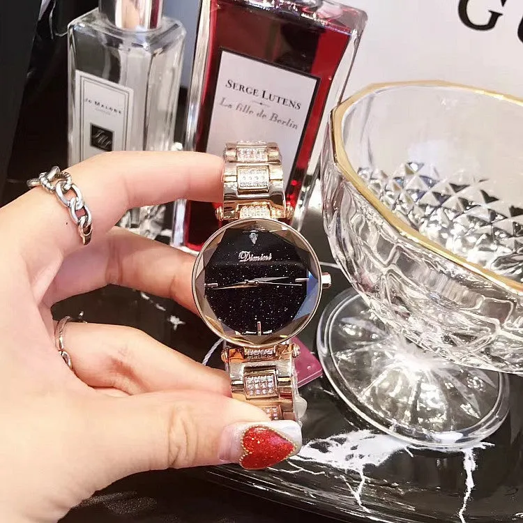 Fashion Starry Sky Dial Women's Watch