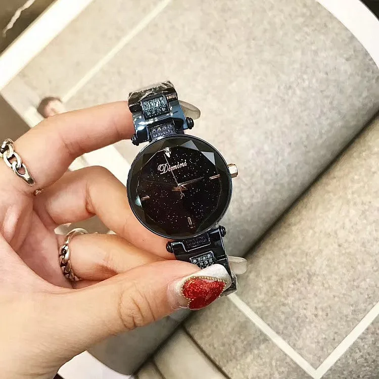 Fashion Starry Sky Dial Women's Watch