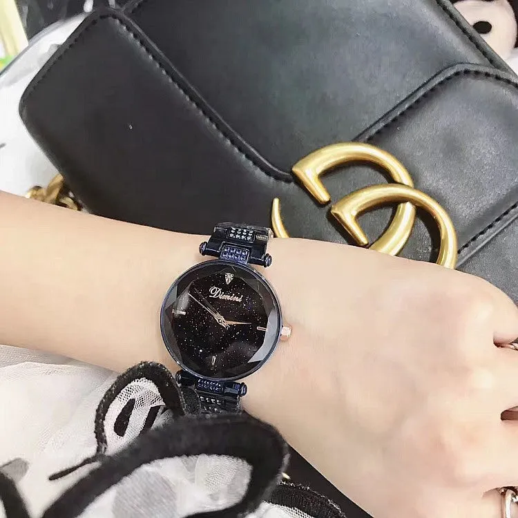 Fashion Starry Sky Dial Women's Watch