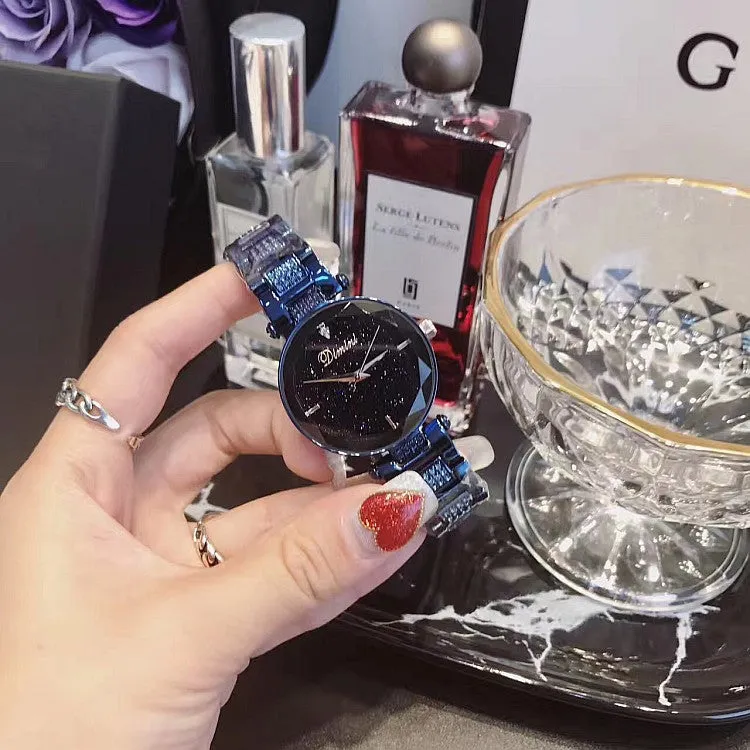 Fashion Starry Sky Dial Women's Watch