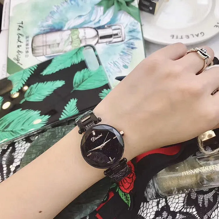 Fashion Starry Sky Dial Women's Watch