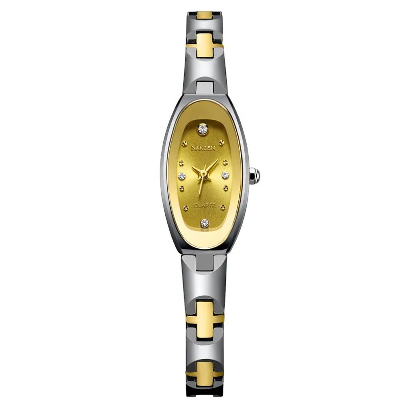Fashion Tungsten Steel Strap Women's Watch